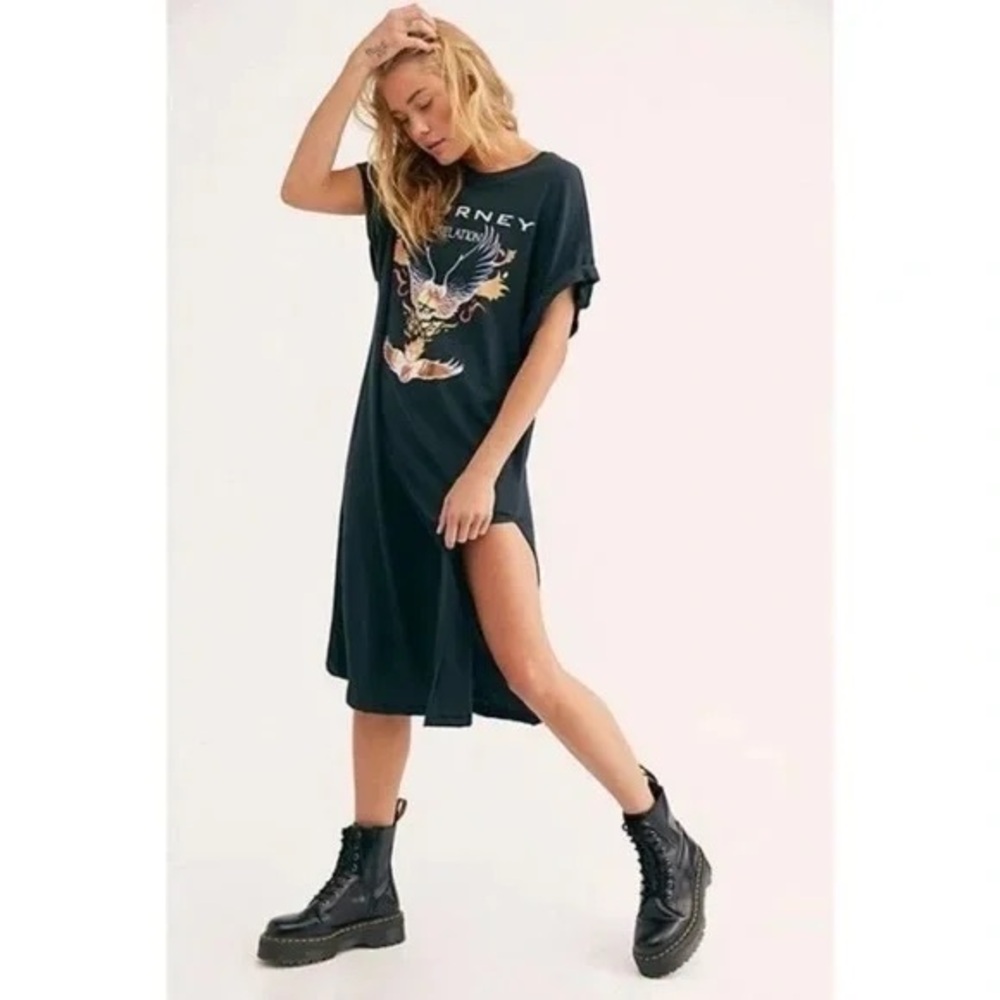 Free People Journey Band T-Shirt Dress